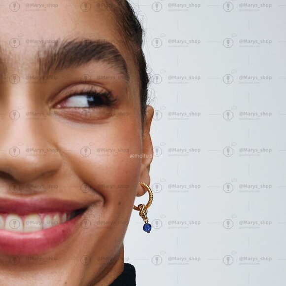 Pandora September Blue Eternity Circle Dangle Charm|Pendant - Picture 2 of 2